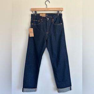 NWT Polo Ralph Lauren Selvedge Waverly Straight High Rise Crop Size 25